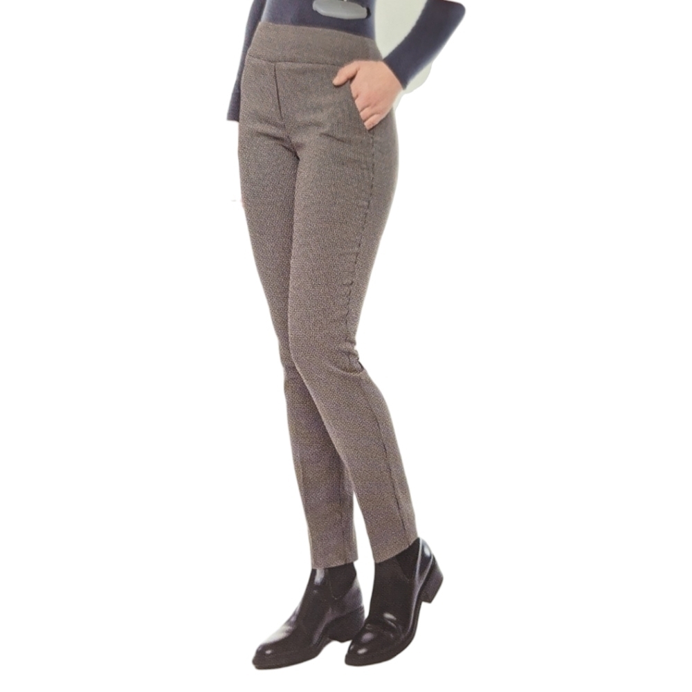 Women's Brown Slim Fit Pants